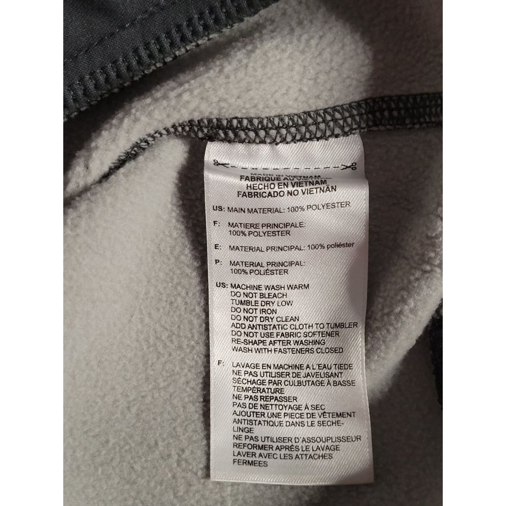 🌼HP🌼 Adidas Women's ClimaWarm Full Zip Heather Gray/Black Fleece Jacket - M - Picture 11 of 11